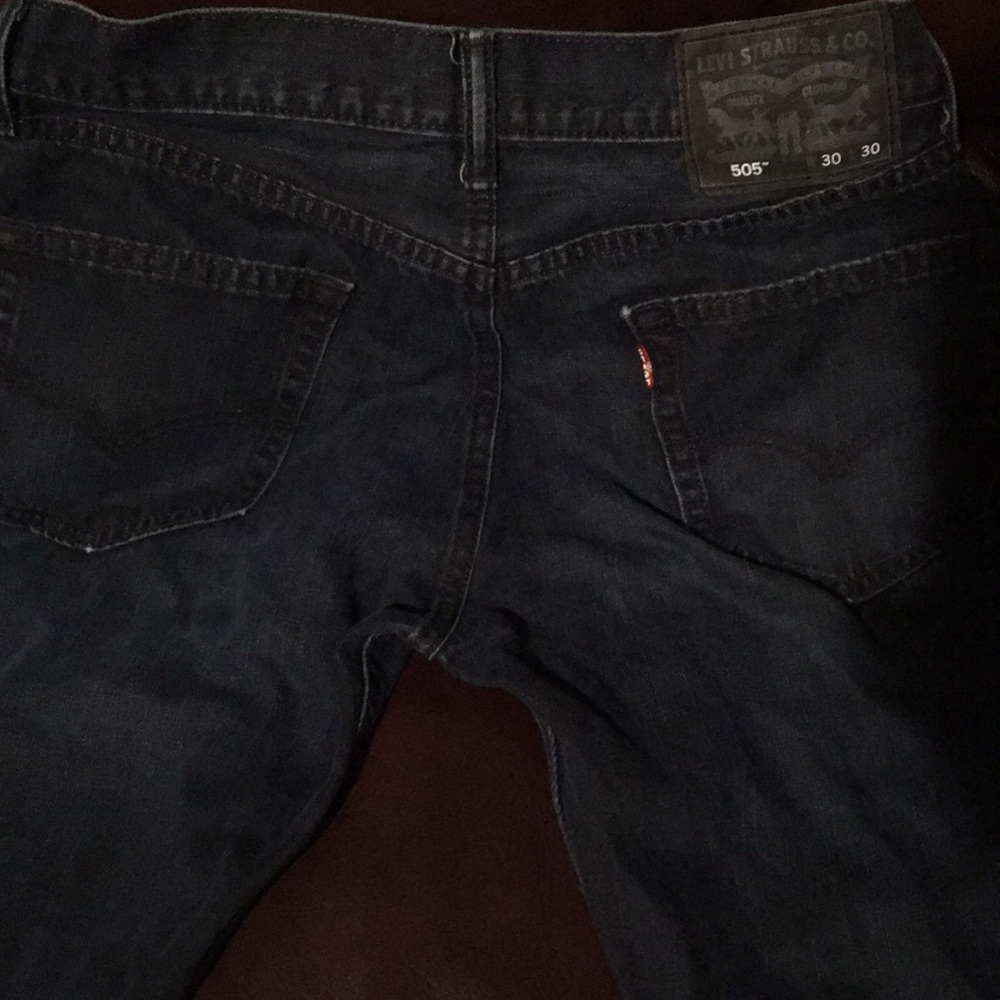 Men’s Levi straight 505s